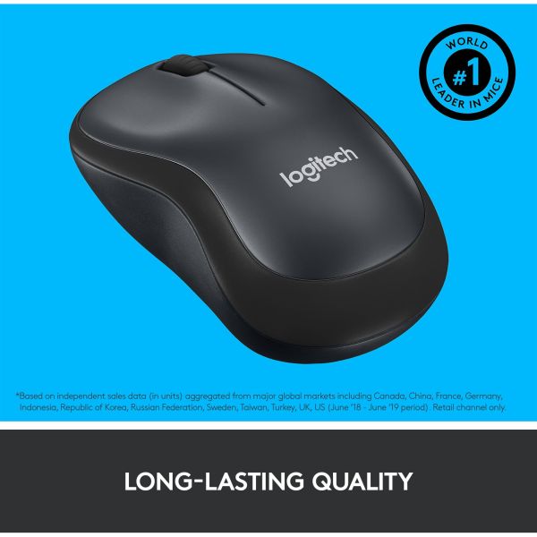 Logitech M220 Silent grau