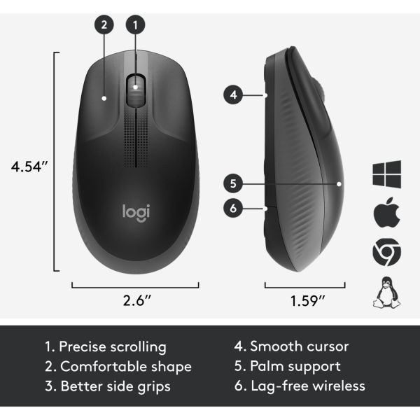 Logitech M190 schwarz-anthrazit