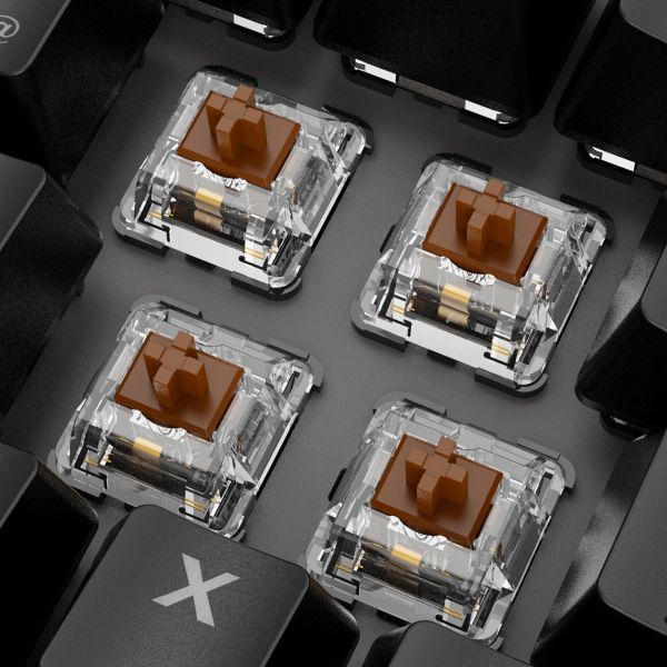 Sharkoon SKILLER SGK20 schwarz, DE-Layout Huano Brown